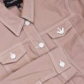 Womens Pink Denim Jacket 19845 by Emporio Armani from Hurleys