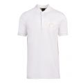 Athleisure Mens White Paddy 8 Circle Regular Fit S/s Polo Shirt 73562 by BOSS from Hurleys