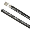 Mens Black Logo Printed Belt 82279 by Versace Jeans Couture from Hurleys