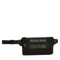 Mens Black Branded Logo Pouch Bumbag 84738 by Versace Jeans Couture from Hurleys
