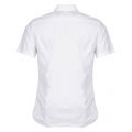 Casual Mens White Magenton-Short S/s Shirt 26338 by BOSS from Hurleys