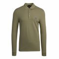 Casual Mens Khaki Passerby Slim Fit L/s Polo Shirt 74482 by BOSS from Hurleys
