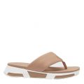 Womens Blush Sporty Logo Toe Post Sandals 59600 by FitFlop from Hurleys