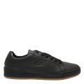 Mens Black Challenge Gum Sole Trainers 55689 by Lacoste from Hurleys