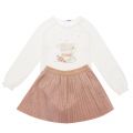 Girls Nude Pink Tea Party Top & Skirt Set 29874 by Mayoral from Hurleys