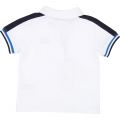 Toddler White/Blue Polo & Sweat Shorts Set 38255 by BOSS from Hurleys