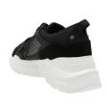 Mens Black Branded Mesh Chunky Trainers 51165 by Versace Jeans Couture from Hurleys