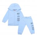 Baby Sky Blue Logo Outline Tracksuit 105541 by Moschino from Hurleys