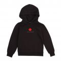 Boys Black Silhouette Maple Hoodie 91476 by Dsquared2 from Hurleys