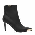 Womens Black Coated Sock Heels 75828 by Versace Jeans Couture from Hurleys
