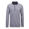 Athleisure Mens Navy Pleesy 4 Slim Fit L/s Polo Shirt 55049 by BOSS from Hurleys