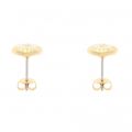 Womens Gold & White Eisley Enamel Mini Button Earrings 16030 by Ted Baker from Hurleys