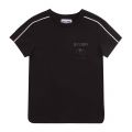 Boys Black Milano S/s T Shirt 84102 by Moschino from Hurleys