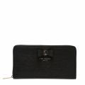 Womens Black Peony Textured Zip Around Purse 30219 by Ted Baker from Hurleys
