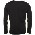 Mens Black Classic Crew L/s Tee Shirt 73151 by Lacoste from Hurleys