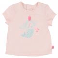 Baby Pink Mermaid Print S/s Tee Shirt 33004 by Billieblush from Hurleys