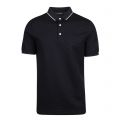 Mens Navy Tipped Flock Eagle S/s Polo Shirt 77957 by Emporio Armani from Hurleys