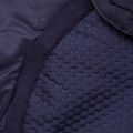 Baby Navy Hooded Textured Snowsuit