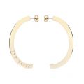 Womens Pale Gold Iclipsa Half Hoop Earrings 43553 by Ted Baker from Hurleys
