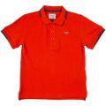 Boys Orange Small Logo S/s Polo Shirt 62475 by Armani Junior from Hurleys