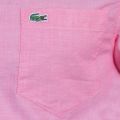 Mens Pink Branded Slim Fit S/s Shirt 71225 by Lacoste from Hurleys