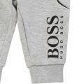 Toddler Grey Logo Sweat Pants 83893 by BOSS from Hurleys