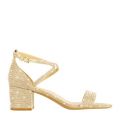 Womens Pale Gold Serena Flex Heel Sandals 107873 by Michael Kors from Hurleys