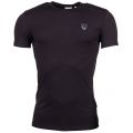 Mens Black Silver Label Shield S/s Tee Shirt 65181 by Antony Morato from Hurleys