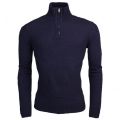 Mens Dark Blue Almore Knitted Jumper 12986 by BOSS from Hurleys