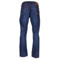Mens Dark Aged Hydrite 3301 Straight Fit Jeans