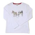 Boys White Jazzy 2 L/s Tee Shirt 14513 by Paul Smith Junior from Hurleys