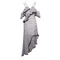 Womens White/Black Tallulah Spot Midi Dress 38483 by Forever Unique from Hurleys