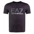Mens Black Train Logo Series S/s T Shirt 30693 by EA7 from Hurleys