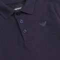 Boys Navy Mercerized L/s Polo Shirt 30727 by Emporio Armani from Hurleys