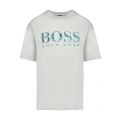 Casual Mens Light Green Teecher 4 S/s T Shirt 44908 by BOSS from Hurleys