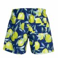 Mens Blue Lemon Shark Swim Shorts 74411 by BOSS from Hurleys