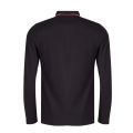 Atjhleisure Mens Black Pleesy 4 L/s Polo Shirt 32069 by BOSS from Hurleys