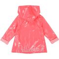 Girls Fuschia High Shine Branded Raincoat 36558 by Billieblush from Hurleys