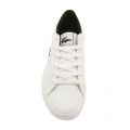 Boys White & Black Lerond Trainer 7342 by Lacoste from Hurleys