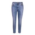 Womens Blue Overdyed Skinny Fit Jeans 84600 by Versace Jeans Couture from Hurleys