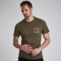 Steve McQueen™ Collection Mens Olive Flag S/s T Shirt 46461 by Barbour Steve McQueen Collection from Hurleys