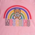 Baby Sugar Rose Rainbow Romper Gift 101282 by Moschino from Hurleys