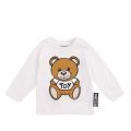 Baby Cloud Toy Logo L/s T Shirt 91182 by Moschino from Hurleys