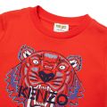 Boys Red Colour Tiger S/s T Shirt 90232 by Kenzo from Hurleys