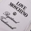 Mens Optical White Registered Logo Regular Fit S/s T Shirt 47863 by Love Moschino from Hurleys