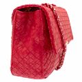 Womens Red Woody Woven Shoulder Bag 41807 by Valentino from Hurleys