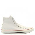 White Leather Chuck Taylor All Star Hi 61496 by Converse from Hurleys