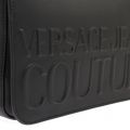 Womens Black Embossed Logo Shoulder Bag 85928 by Versace Jeans Couture from Hurleys