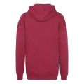 Womens Beet Red/Blossom Washed Monogram Oversized Hoodie 49948 by Calvin Klein from Hurleys