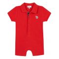 Baby Fiery Red Truth Polo Romper 36640 by Paul Smith Junior from Hurleys